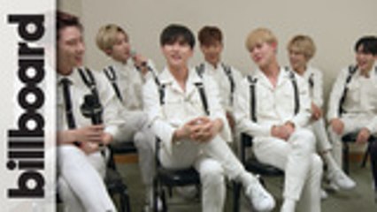 Monsta X Answer Fan Questions, Sing Backstreet Boys & More | Billboard