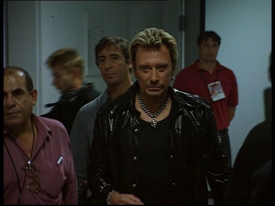 Johnny Hallyday - Sortie de la loge - Concert du 6 septembre - Stade de France - 1998