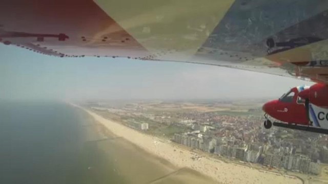 L'aereo belga che annusa le emissioni inquinanti