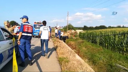 Otomobil Kanala Uçtu: 1 Ölü