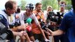 Tour de France 2018 - Chris Froome perd sa 3e place mais avec le sourire à l'arrivée de la 19e étape à Laruns