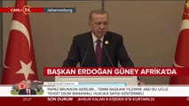Cumhurbaşkanı Erdoğan Güney Afrika'da