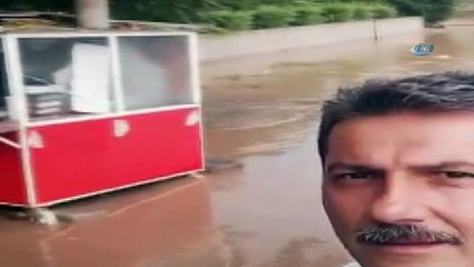 Kocaeli'de pikniğe giden 8 kişi selde mahsur kaldı