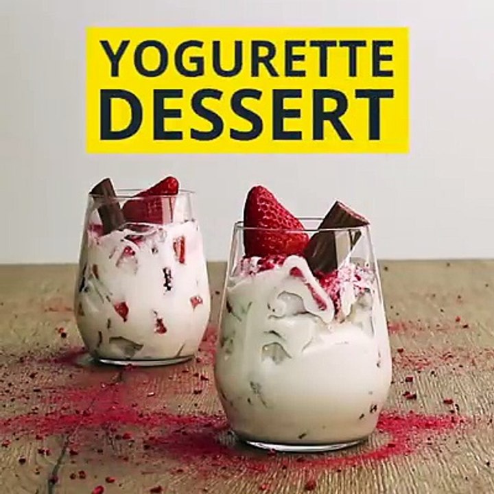 Heute wollen wir was Frisches! Yogurette-Dessert!ZUM REZEPT 