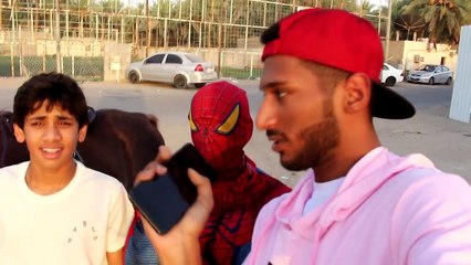 خليت سبايدر مان يركب الحصان (انصدمت منه!!!)