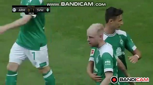 Davy Klaassen Goal - Arminia Bielefeld vs Werder Bremen 0-1 27/07/2018
