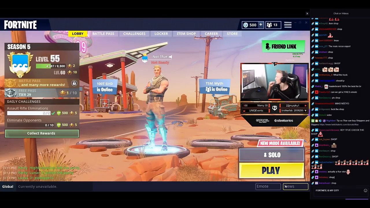 NINJA REACTS TO  NEW LASER CHOMP GLIDER
