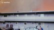 ‘Say a prayer for Redding’: Filmer captures evacuation as Carr Fire grows
