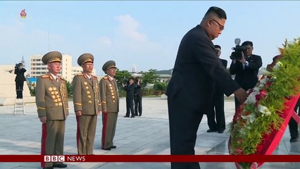 North Korea returns US war remains - BBC News