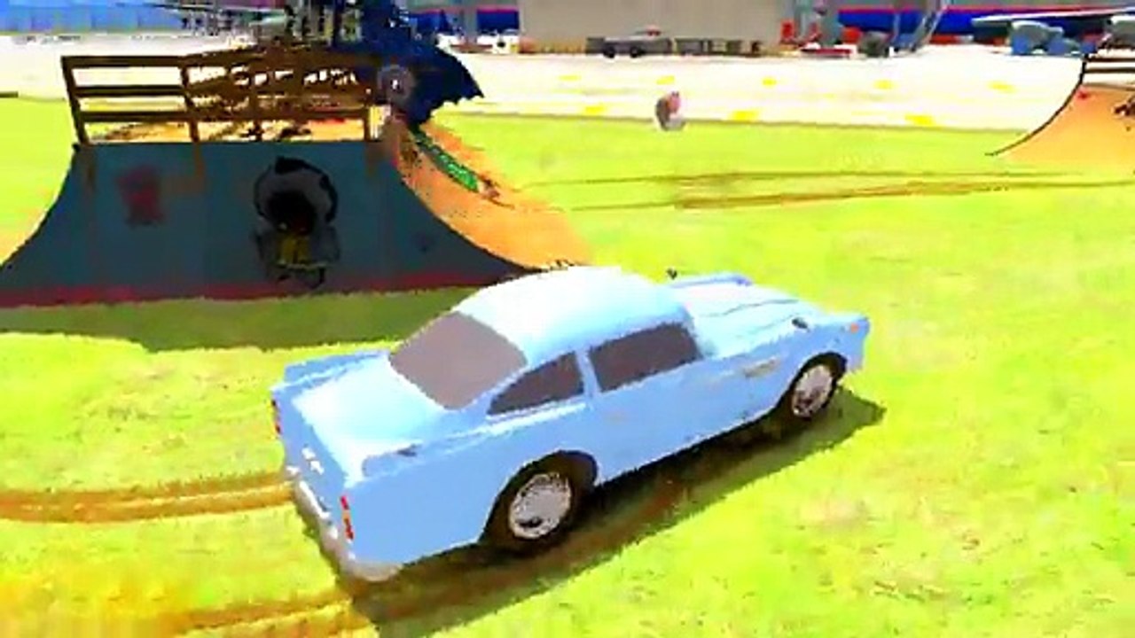 Disney cars Finn McMissile and Iron Man Batmobile and Batman Childrens Songs and Rhymes