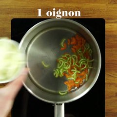 Une idée de soupe de légumes à noter précieusement pour lorsque les températures retombent (c'est pas demain la veille) !La recette :