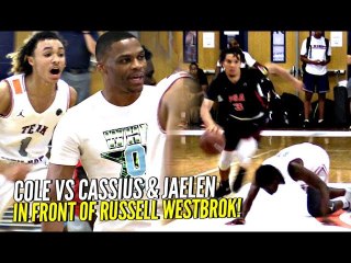 Cole Anthony vs Cassius & Jaelen House INTENSE BATTLE w/ Russell Westbrook Coaching!!!