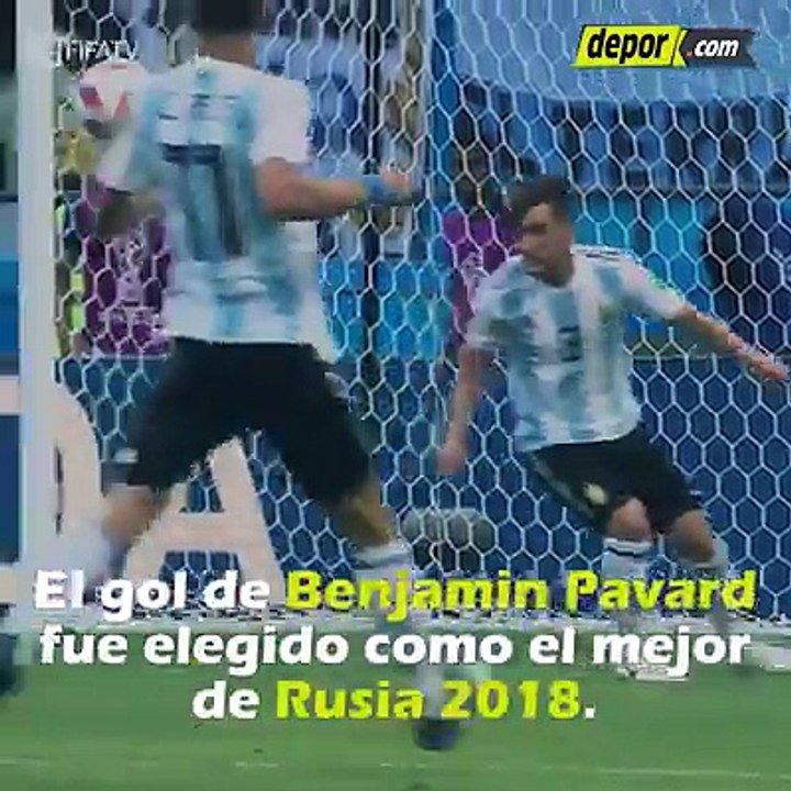 El gol de Pavard quedó elegido como el mejor del Mundial Rusia 2018. ¡Aquí un repaso por los mejores goles de los Mundiales