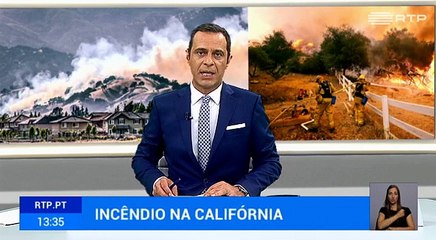 Incêndio na Califórnia provoca um morto e destrói dezenas de habitações