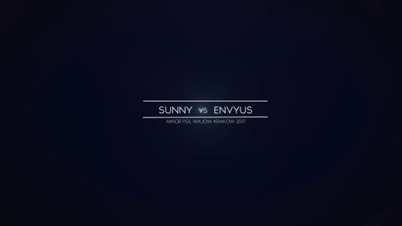 SuNny vs. EnVyUs - Europe Minor - PGL Major Krakow 2017