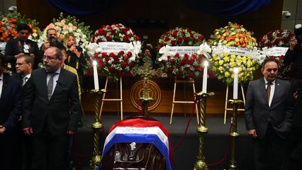 Despiden a ministro paraguayo muerto en accidente aéreo