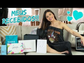 MEUS RECEBIDOS DO MÊS!!