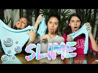 APRENDI A FAZER SLIME!! FT. MARIA E RAFA