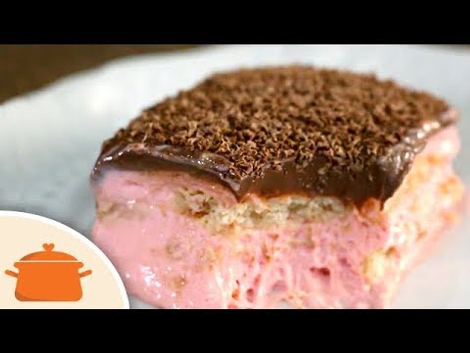 Pavê de Morango com Chocolate