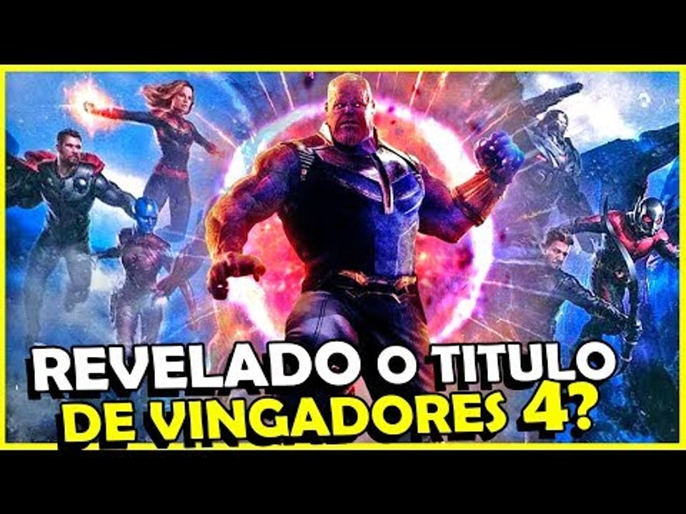 Teaser de VINGADORES 4 Divulgado em SEGREDO, mas o que TINHA NELE?