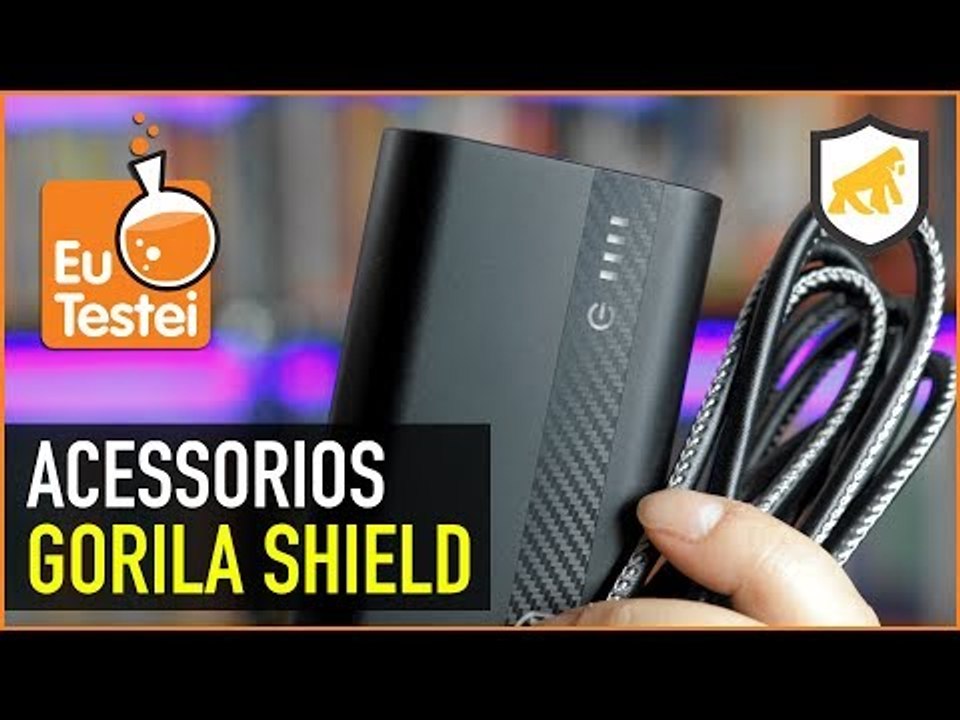 Bateria e cabos pra ninguém botar defeito - Acessórios Gorila Shield