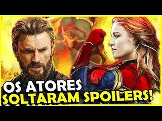 Escapou... SPOILERS de Vingadores 4 que os ATORES Soltaram!
