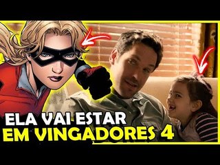 Filha do HOMEM-FORMIGA estará em VINGADORES 4