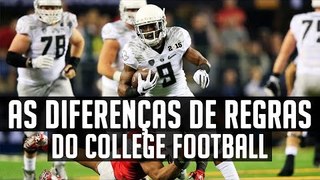 As Regras do College Football - Diferenças para a NFL