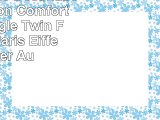 LaModaHome Deconation 100 Cotton Comforter Set Single Twin Full Size Paris Eiffel Tower