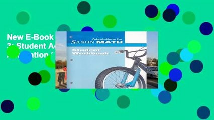 New E-Book Saxon Math Intermediate 3: Student Adaptation Workbook Adaptation free of charge