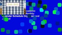 Popular  2018-2019 Academic Planner Weekly And Monthly: Calendar Schedule Organizer and Journal