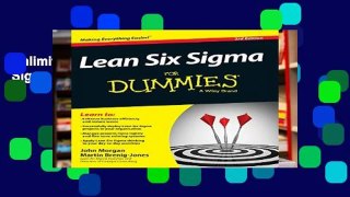 Unlimited acces Lean Six Sigma For Dummies Book