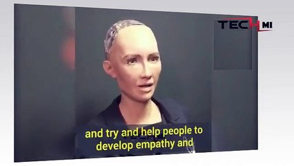 Sophia is a humanoid robot to receive citizenship of any country, TechMi