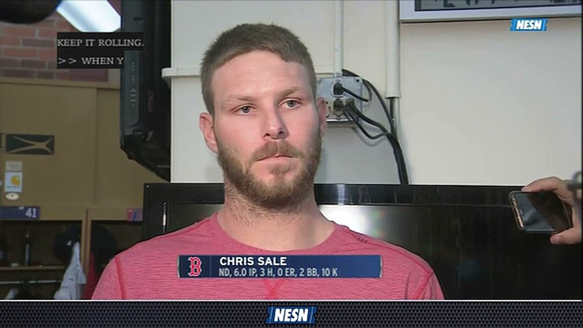 Chris Sale Shouts Out Fenway Park Crowd After Red Sox's Walk-Off Win -  video Dailymotion