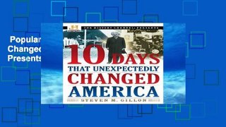 Popular  10 Days That Unexpectedly Changed America (History Channel Presents)  E-book