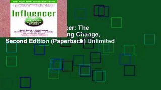 Favorit Book  Influencer: The New Science of Leading Change, Second Edition (Paperback) Unlimited