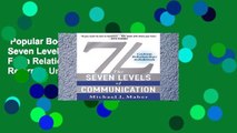 Popular Book  7L: The Seven Levels of Communication: Go From Relationships to Referrals Unlimited