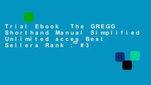 Trial Ebook  The GREGG Shorthand Manual Simplified Unlimited acces Best Sellers Rank : #3