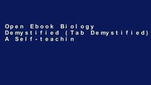 Open Ebook Biology Demystified (Tab Demystified): A Self-teaching Guide online