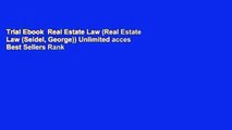 Trial Ebook  Real Estate Law (Real Estate Law (Seidel, George)) Unlimited acces Best Sellers Rank