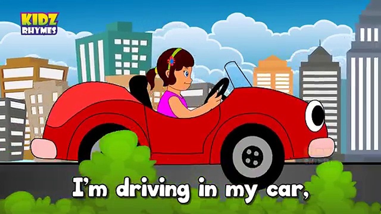 Driving in My Car Kids Action Songs Popular Nursery Rhymes video