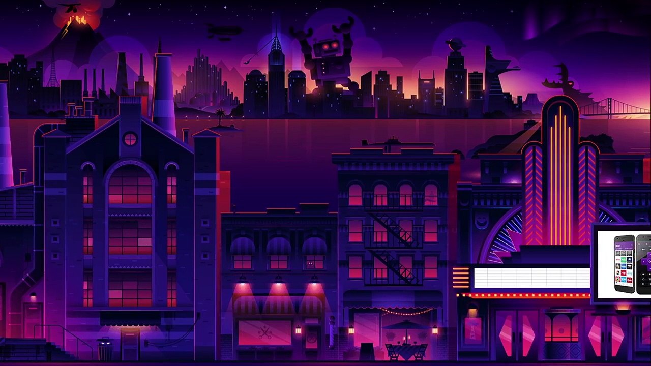 New Roku Screensaver | City Stroll: Movie Magic