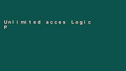 Unlimited acces Logic Programming with Prolog Book