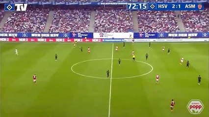 Pierre-Michel Lasogga Goal - Hamburger SV vs Monaco 3-1 28/07/2018