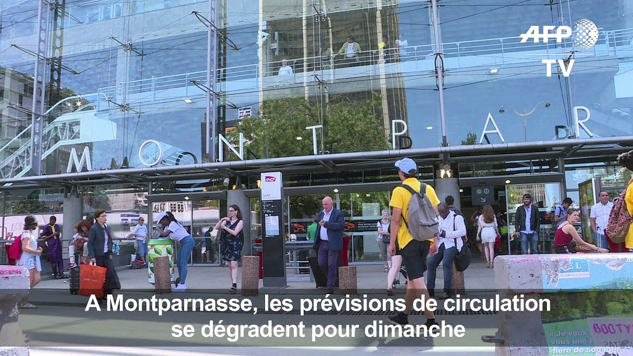 Montparnasse: un train sur deux circulera dimanche