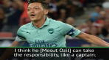 Ozil can handle responsibility of Arsenal captaincy - Emery