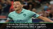 Ozil can handle responsibility of Arsenal captaincy - Emery