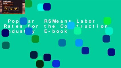 Tải video: Popular  RSMeans Labor Rates for the Construction Industry  E-book