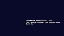 Favorit Book  Inspired: How to Create Tech Products Customers Love Unlimited acces Best Sellers