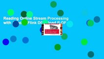 Reading Online Stream Processing with Apache Flink D0nwload P-DF